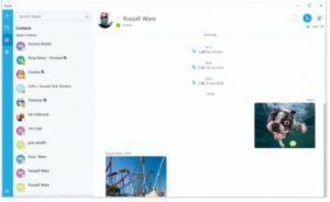 Skype on Windows 10