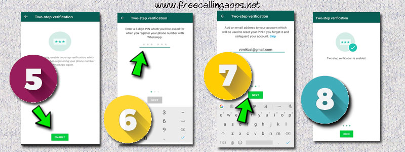 How to set Two Factor Authentication on WhatsApp